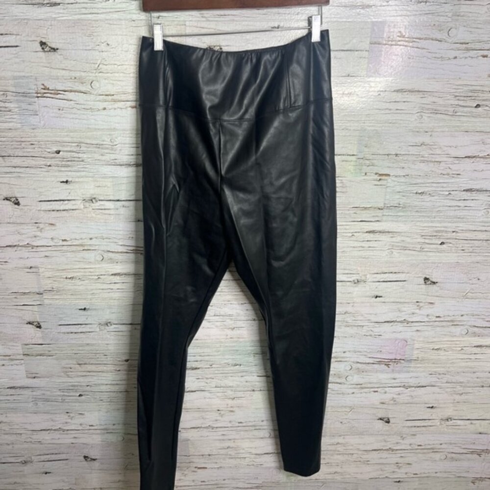 Aritzia Wilfred Free Black Daria Pant - size XXL faux leather